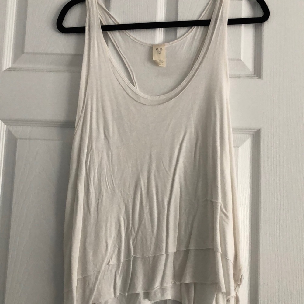 Free People White tank top